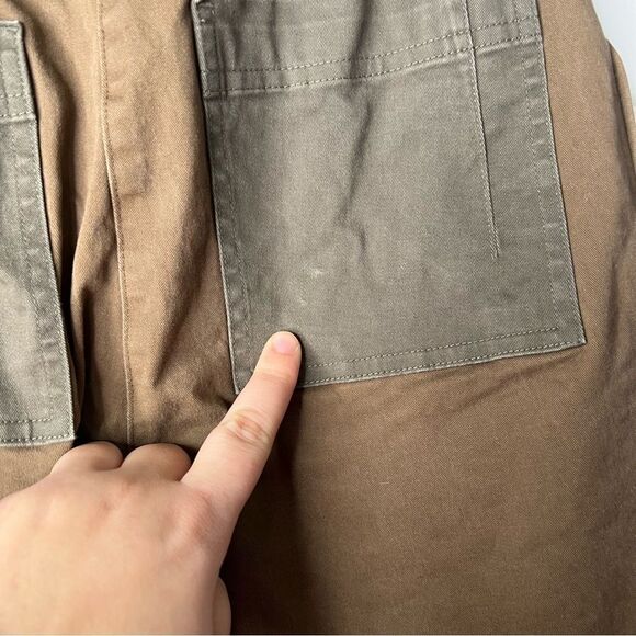 Sz 38/2 Derek Lam Collective Brown Two Tone Waist Tie Pants $395 MSRP - Picture 10 of 13